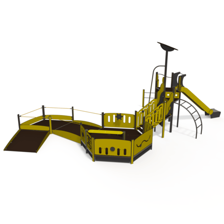 Žaidimų aikštelių kompleksas vaikams nuo 2 iki 12 metų amžiaus – kolekcija 'MEGA / MBG-2544_ME 18-2015-I22'