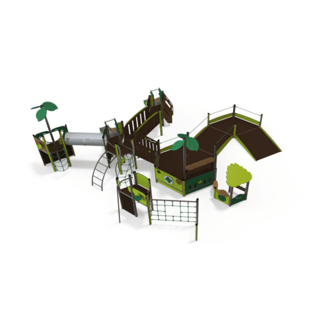Kompleks placu zabaw dla dzieci od 2. roku życia – kolekcja 'MAXI / MBG-2506_MA 12-5001-T01'