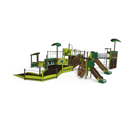 Kompleks placu zabaw dla dzieci od 2. roku życia – kolekcja 'MAXI / MBG-2506_MA 12-5001-T01'