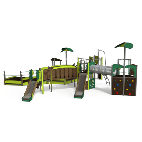 Kompleks placu zabaw dla dzieci od 2. roku życia – kolekcja 'MAXI / MBG-2506_MA 12-5001-T01'