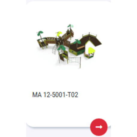 Kompleks placu zabaw dla dzieci od 2. roku życia – kolekcja 'MAXI / MBG-2506_MA 12-5001-T01'