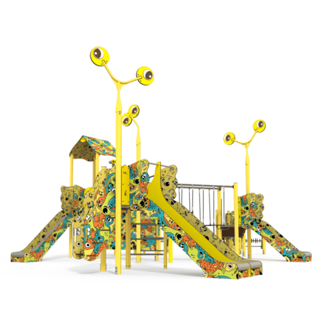 Spielplatzkomplex für Kinder ab 2 Jahren – Kollektion 'MAXI / MBG-2515_MA 12-5007-AB22'