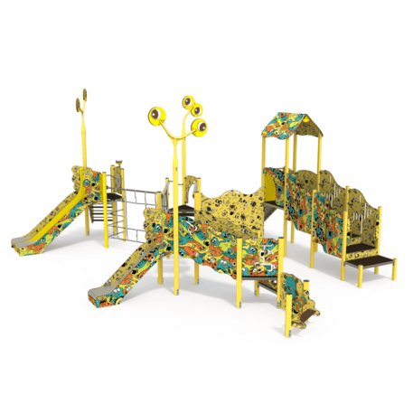 Spielplatzkomplex für Kinder ab 2 Jahren – Kollektion 'MAXI / MBG-2515_MA 12-5007-AB22'