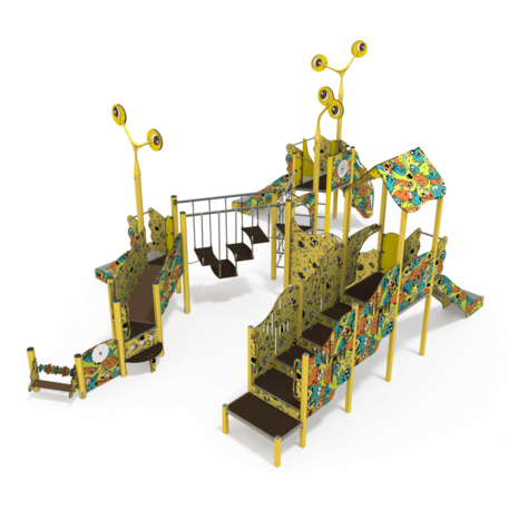 Spielplatzkomplex für Kinder ab 2 Jahren – Kollektion 'MAXI / MBG-2515_MA 12-5007-AB22'