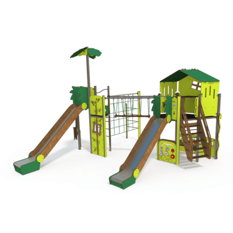 Žaidimų aikštelių kompleksas vaikams nuo 2 iki 12 metų amžiaus – kolekcija 'MEGA / MBG-2559_ME 18-2035-P15'
