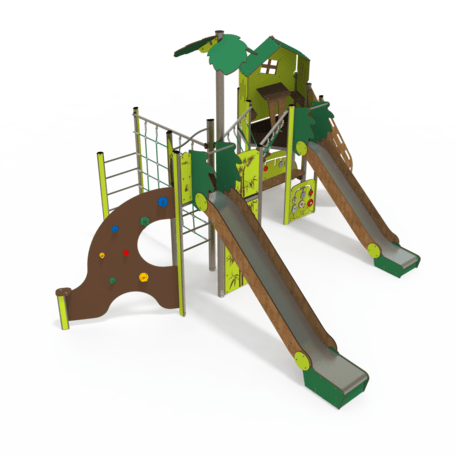 Žaidimų aikštelių kompleksas vaikams nuo 2 iki 12 metų amžiaus – kolekcija 'MEGA / MBG-2559_ME 18-2035-P15'