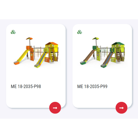 Žaidimų aikštelių kompleksas vaikams nuo 2 iki 12 metų amžiaus – kolekcija 'MEGA / MBG-2559_ME 18-2035-P15'