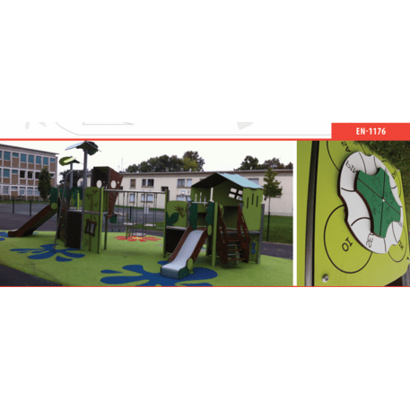 Žaidimų aikštelių kompleksas vaikams nuo 2 iki 12 metų amžiaus – kolekcija 'MEGA / MBG-2559_ME 18-2035-P15'