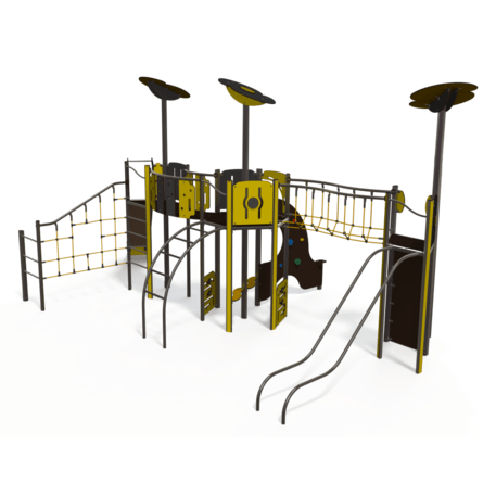 Žaidimų aikštelių kompleksas vaikams nuo 2 iki 12 metų amžiaus – kolekcija 'MEGA / MBG-2568_ME 18-3004-I22'