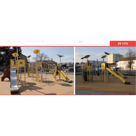 Žaidimų aikštelių kompleksas vaikams nuo 2 iki 12 metų amžiaus – kolekcija 'MEGA / MBG-2568_ME 18-3004-I22'