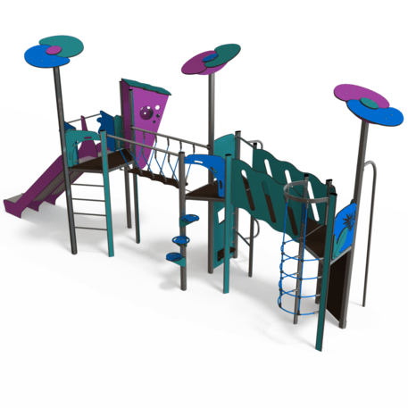 Žaidimų aikštelių kompleksas vaikams nuo 2 iki 12 metų amžiaus – kolekcija 'MEGA / MBG-2578_ME 18-3024-I99'