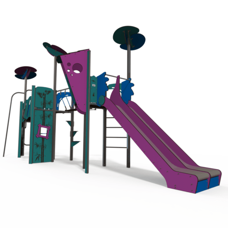 Žaidimų aikštelių kompleksas vaikams nuo 2 iki 12 metų amžiaus – kolekcija 'MEGA / MBG-2578_ME 18-3024-I99'