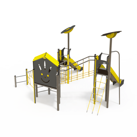 Žaidimų aikštelių kompleksas vaikams nuo 2 iki 12 metų amžiaus – kolekcija 'MEGA / MBG-2586_ME 18-3029-I22'