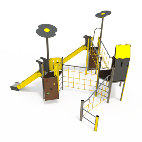 Žaidimų aikštelių kompleksas vaikams nuo 2 iki 12 metų amžiaus – kolekcija 'MEGA / MBG-2586_ME 18-3029-I22'