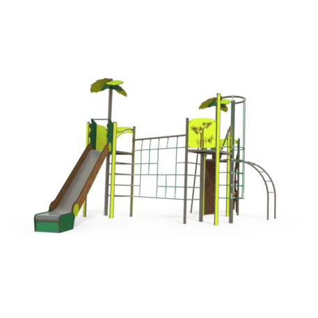 Žaidimų aikštelių kompleksas vaikams nuo 2 iki 12 metų amžiaus – kolekcija 'MEGA / MBG-2594_ME 18-3038-P15'