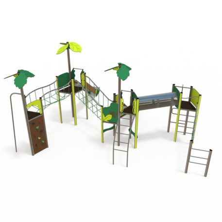 Žaidimų aikštelių kompleksas vaikams nuo 2 iki 12 metų amžiaus – kolekcija 'MEGA / MBG-2609_ME 18-4010-P15'