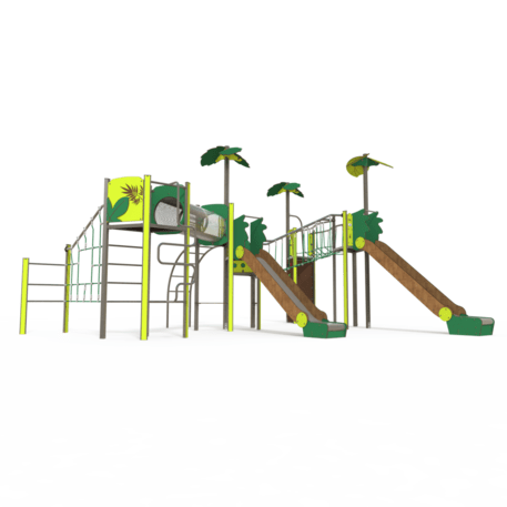 Žaidimų aikštelių kompleksas vaikams nuo 2 iki 12 metų amžiaus – kolekcija 'MEGA / MBG-2609_ME 18-4010-P15'
