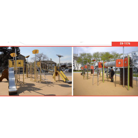 Žaidimų aikštelių kompleksas vaikams nuo 2 iki 12 metų amžiaus – kolekcija 'MEGA / MBG-2626_ME 18-5012-P15'