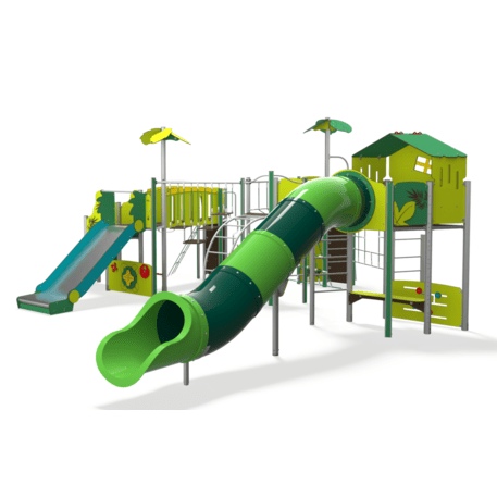Žaidimų aikštelių kompleksas vaikams nuo 2 iki 12 metų amžiaus – kolekcija 'MEGA / MBG-2631_ME 18-5016-P99'
