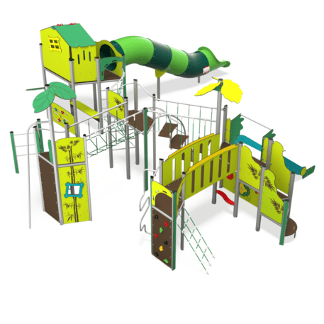 Žaidimų aikštelių kompleksas vaikams nuo 2 iki 12 metų amžiaus – kolekcija 'MEGA / MBG-2631_ME 18-5016-P99'