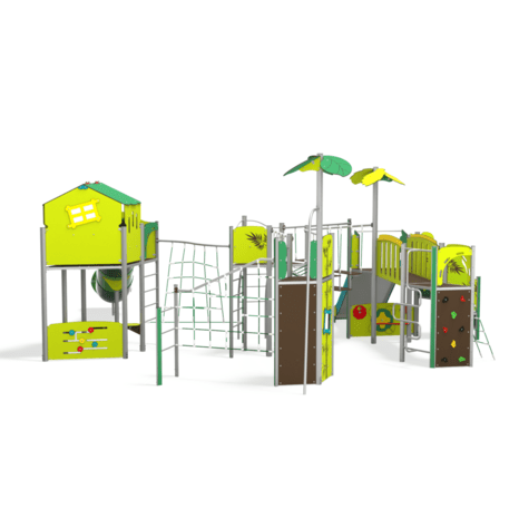 Žaidimų aikštelių kompleksas vaikams nuo 2 iki 12 metų amžiaus – kolekcija 'MEGA / MBG-2631_ME 18-5016-P99'