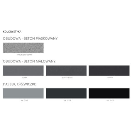 Betoninė lauko šiukšliadėžė su stogeliu ir pelenine 'Brno' 40L / 70L'