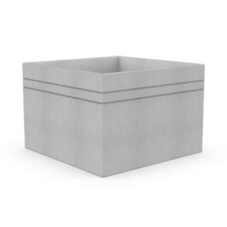 Betoninis lauko vazonas, gėlinė 'Brno / 117x117xH/80cm'