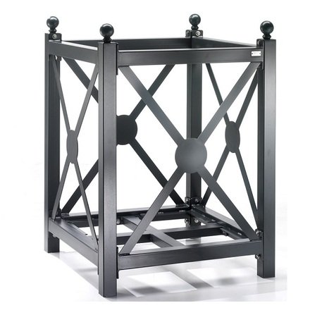 Metalinis klasikinio stiliaus vazonas (gėlinė) 'Alba 80/120x80xH/112cm'