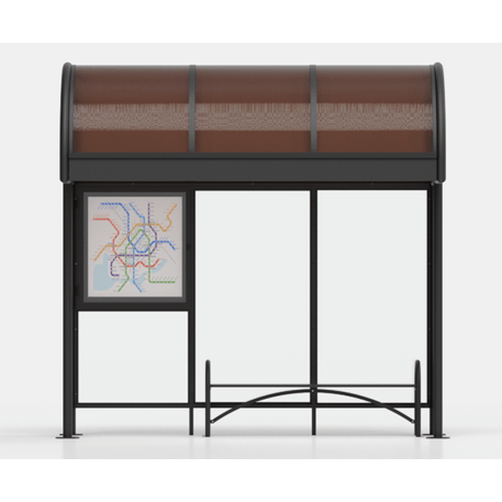 Autobusų stotelės stoginė, paviljonas 'Modena 311'