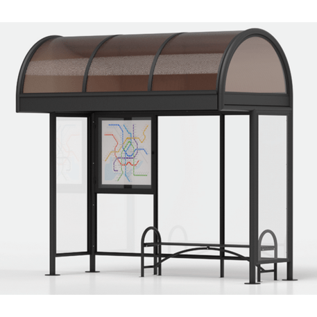 Autobusų stotelės stoginė, paviljonas 'Modena 311'