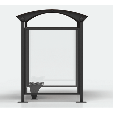 Autobusų stotelės stoginė, paviljonas su šoninėmis sienelėmis 'Alessandra - 447-Bis'