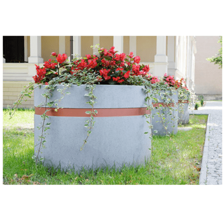 Concrete flower planter 'Genewa / Ø117xH/80cm'