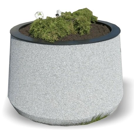 Betoninis lauko vazonas, gėlinė 'Ø98/113,5xH/70cm'