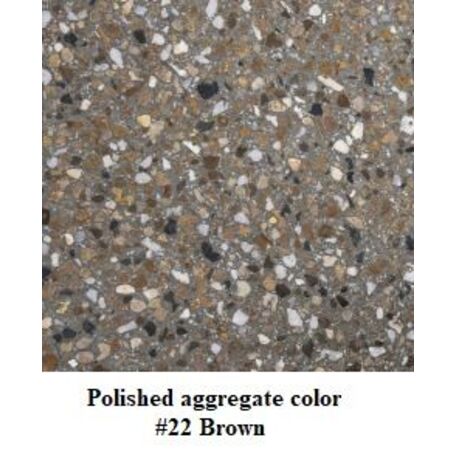 Betoninis su granito skalda lauko suolas + vazonas '176/100xH/40/65cm / BS-192'