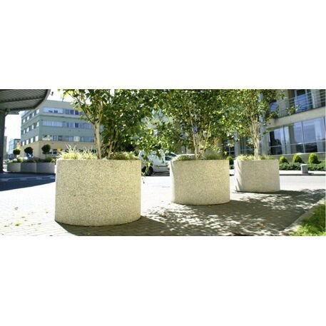 Concrete flower planter Ø115xH/80cm