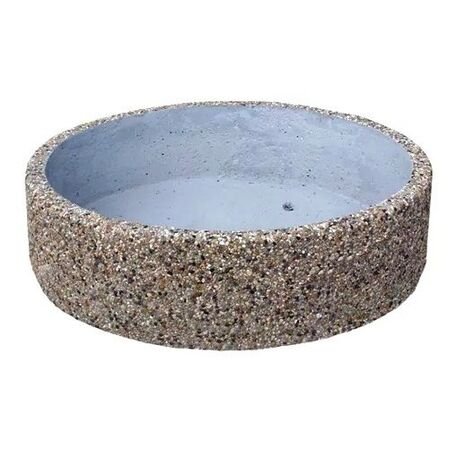 Betono vazonas skirtingų spalvų Ø110xH/30cm