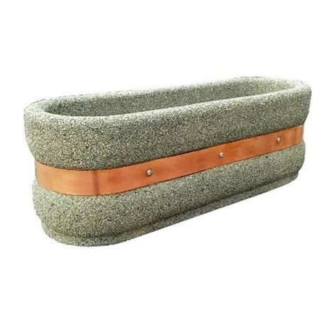 Betono vazonas skirtingų spalvų 120x40xH/40cm