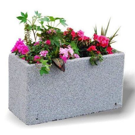 Concrete flower planter 90x40xH/50cm