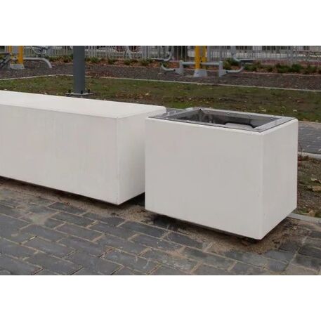 Abfallbehälter aus Beton '50x50cm / 50L'