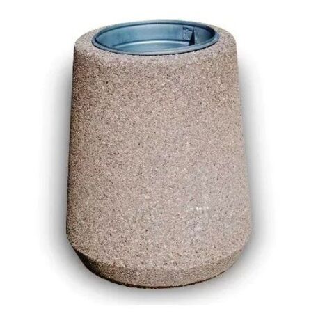 Concrete litter bin 'ø62,5x80cm / 55L'