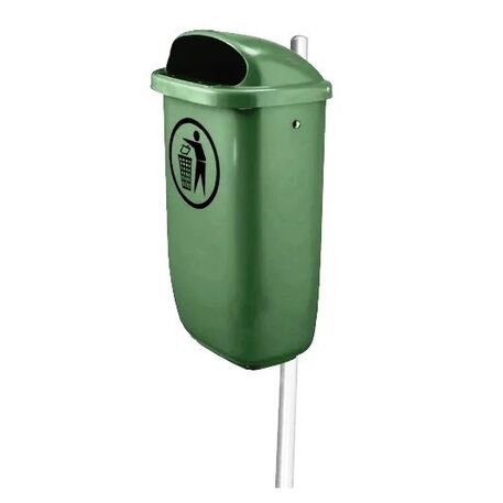 Lauko plastikinė šiukšliadėžė 'Eco / Žalia'