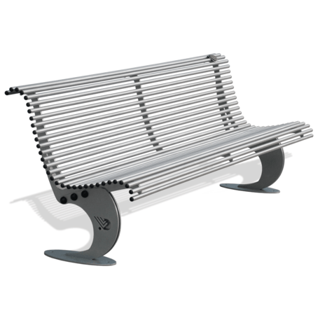 Metal bench 'Luxe 1133-F'