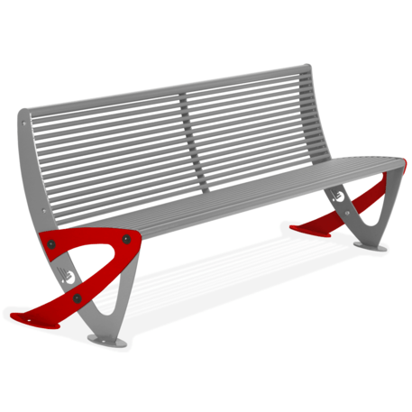 Metal bench 'Teulada 1137'