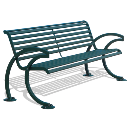 Metal bench 'Luna 435'