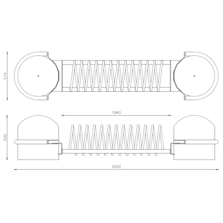 Metalinis dviračių stovas, laikiklis 'Block'