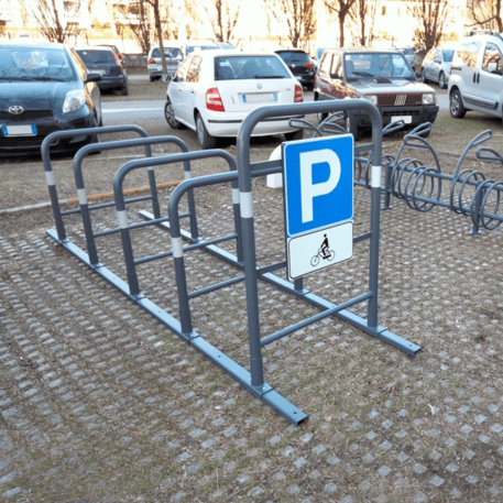 Metalinis dviračių stovas, laikiklis 'Campus 5'