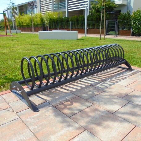 Metalinis dviračių stovas, laikiklis 'Delta 5'