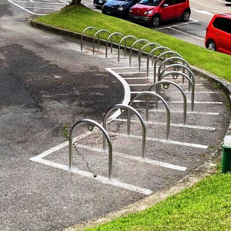 Metalinis dviračių stovas, laikiklis 'Frick'