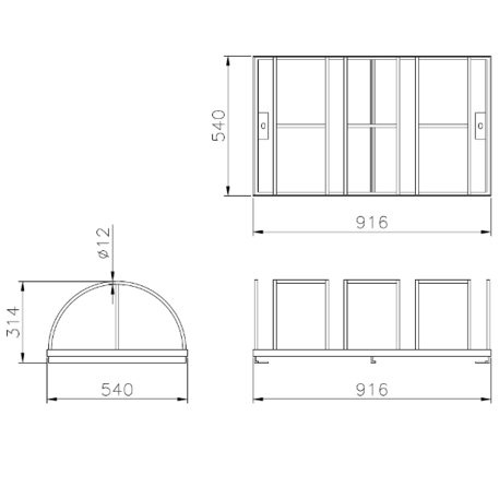 Metalinis dviračių stovas, laikiklis 'Joker'