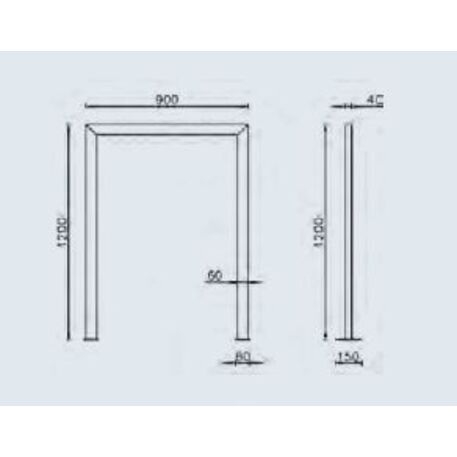 Metalinis dviračių stovas, laikiklis 'Siviglia QR'